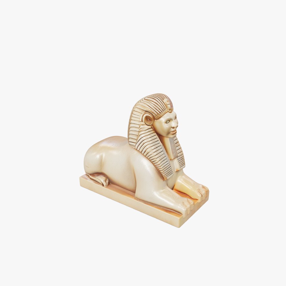 Noble Egyptian Sphinx Statue model pack